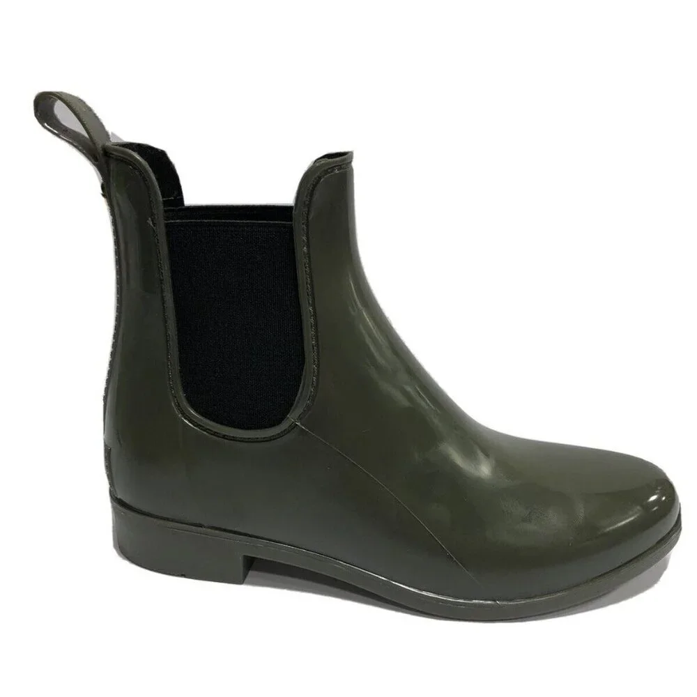 Sam Edelman Women’s Tinsley, Rain Boot-Moss Green, Size 6M.